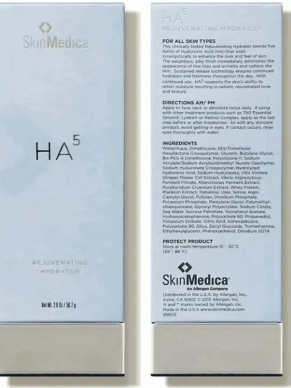 SkinMedica HA5 Rejuvenating Hydrator 2 oz – NEW Sealed Box